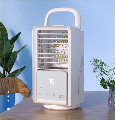 Draagbare 4000mAh ventilator koeler mini stroomvoorziening 9W kleine airconditioners voor thuis oplaadbaar