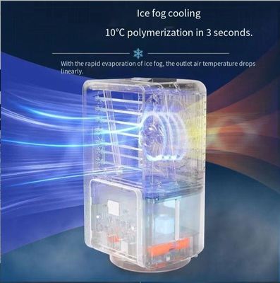 Silk Screen Printing Mini Personal Space Air Cooler met 700 ml water tank en USB Power