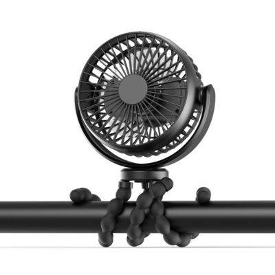 Geen afstandsbediening Draagbare kinderwagentje oplaadbare 5200mAh USB Octopus Fan