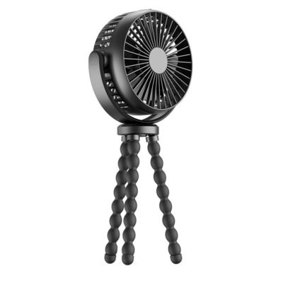 Geen afstandsbediening Draagbare kinderwagentje oplaadbare 5200mAh USB Octopus Fan