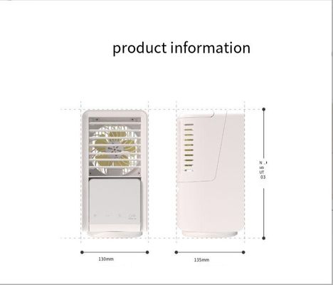 Draagbare luchtkoeler met verdamping voor kantoorruimte 3 windmodussen laag/mid/hoog USB-aangedreven