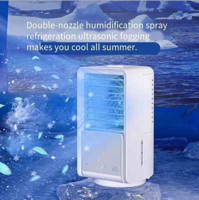 Draagbare luchtkoeler met verdamping voor kantoorruimte 3 windmodussen laag/mid/hoog USB-aangedreven