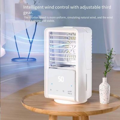 Draagbare luchtkoeler met verdamping voor kantoorruimte 3 windmodussen laag/mid/hoog USB-aangedreven