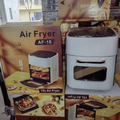 NO App-gecontroleerde 1400W roestvrij staal luchtfryer broodroosteroven met zichtbaar venster