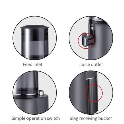 Oorspronkelijke Fruit Vegetable Juice Cold Press Slow Juicer Machine zonder App-Control