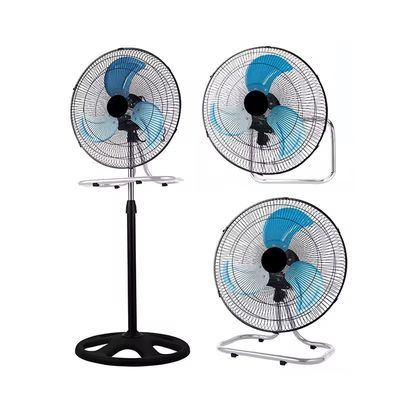 Geen App-gecontroleerde 18 inch industriële staande ventilator Metalen blad voetstuk 3 in 1 stand ventilator