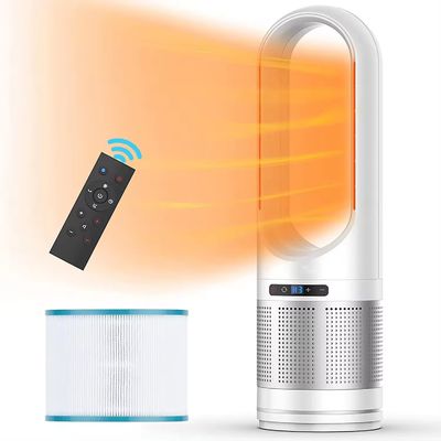 Multi 3 in1 vloer staande slimme luchtreiniger koel warm bladloze toren ventilator ventilator voor thuis