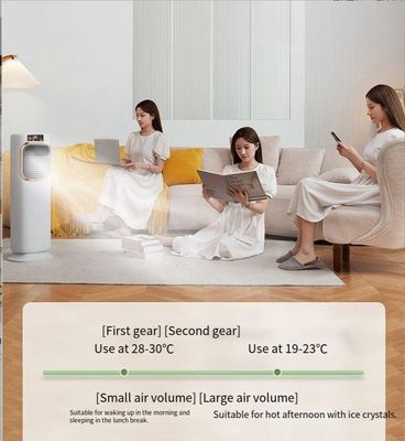 Timer 8 uur Water airconditioner en Warm Air Blower met stroomvoorziening 80W koeling