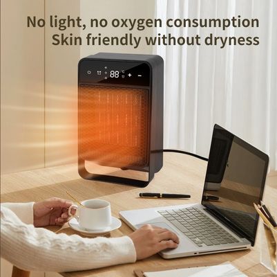 Draagbare elektrische verwarming voor het winterhuis 1100G Snelle verwarming met afstandsbediening LCD touchscreen