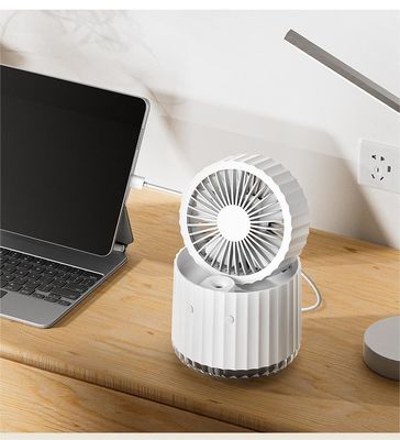 Ultra-stille bureaubladkoelventilator voor kantoor en slaapkamer 1000mAh/1200mAh batterijcapaciteit