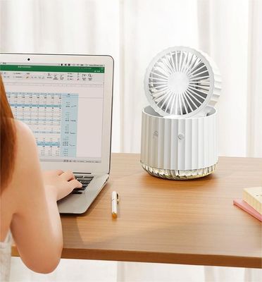 5V Warm vochtzuigend spuitventilator USB Desktop opladen Kleine ventilator Opvouwbare Draagbare tafelventilator Hydraterende luchtkoeler
