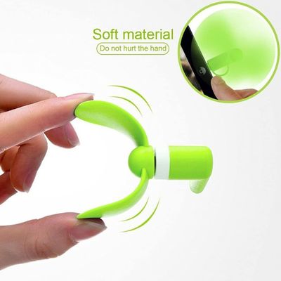 Gepersonaliseerd logo Mobiele telefoon Draagbaar 3 In 1 USB Type C Fasting Cooling Mini Fan voor 15g