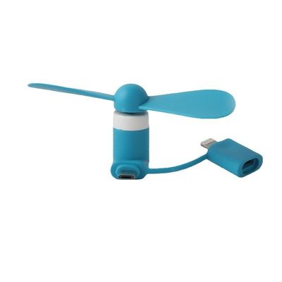 Gepersonaliseerd logo Mobiele telefoon Draagbaar 3 In 1 USB Type C Fasting Cooling Mini Fan voor 15g