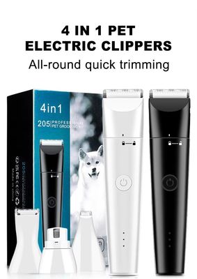 4 in 1 professionele grooming set voor huisdieren elektrische haarsnipper en scheerapparaat voor huishouden