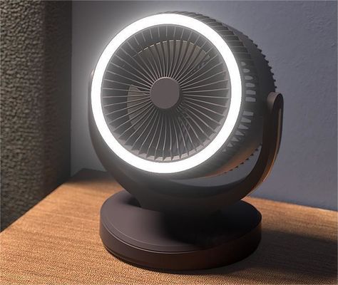 Tafelventilatoren voor auto Draagbare USB-opladen Kleine zwakke lichtsupplementen Nachtlicht koelventilator
