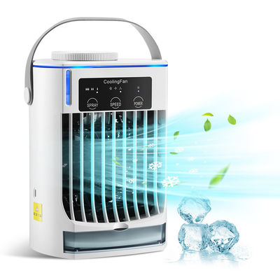 Opvouwbare mini-draagbare airconditioner met spuitbevochtiging en USB-waterkoelventilator