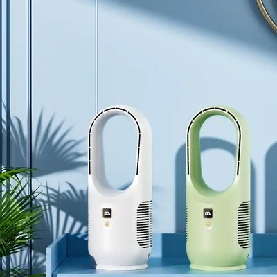 Bladeless koelventilator draagbare bureau persoonlijke ventilator kleine bureau oplaadbare voor kantoor