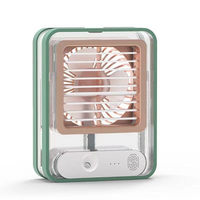 Mini nachtlamp ventilator USB opladen luchtkoeling ventilator met spuitfunctie en 420g gewicht