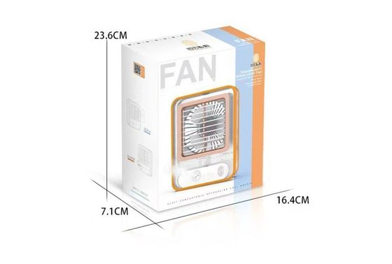 Mini nachtlamp ventilator USB opladen luchtkoeling ventilator met spuitfunctie en 420g gewicht