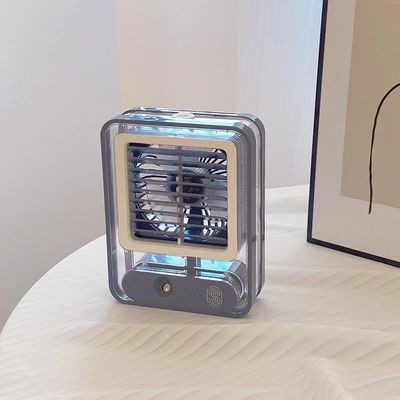 USB Power Source Draagbare Mini Air Cooler Ventilator voor Desk Table Water Mist Outdoor Ventilatoren 2pics