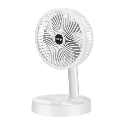 1.3kg draagbare USB-oplaadbare bureaubladventilator voor luchtkoeling thuis, buiten en op reis