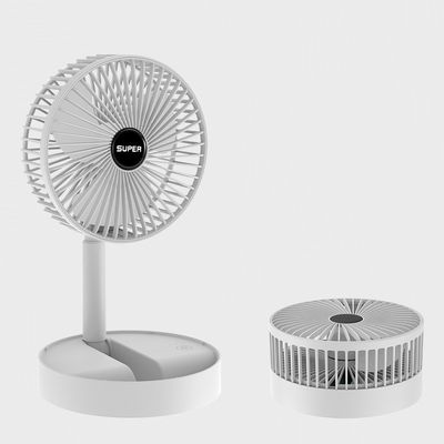 Desktop Office USB opladen vouwbare telescopische ventilator mini draagbare elektrische ventilator plastic