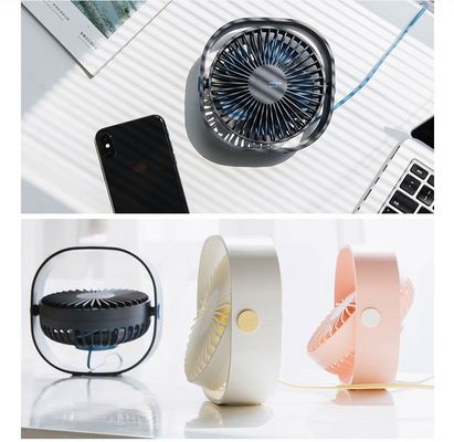 129*122*52 mm Mini Desktop USB Fan met laadgemak en lichtgewicht ontwerp