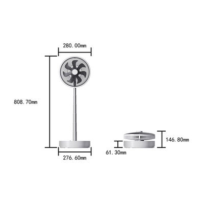 Home Plastic Stand Fan HY-350-10 HY-350-12 met eenvoudig ontwerp en geluidsloze bediening