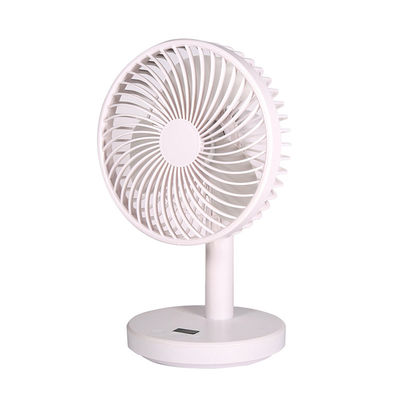 Zilkschermgeprinte plastic tafelventilator voor badkamer en USB-luchtcirculatiesysteem