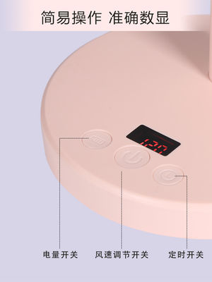 Zilkschermgeprinte plastic tafelventilator voor badkamer en USB-luchtcirculatiesysteem