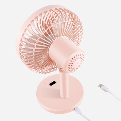 USB-tafelventilator voor laptopkoeling Verstelbare hoogte Draagbaar 3.3-14 uur Werktijd