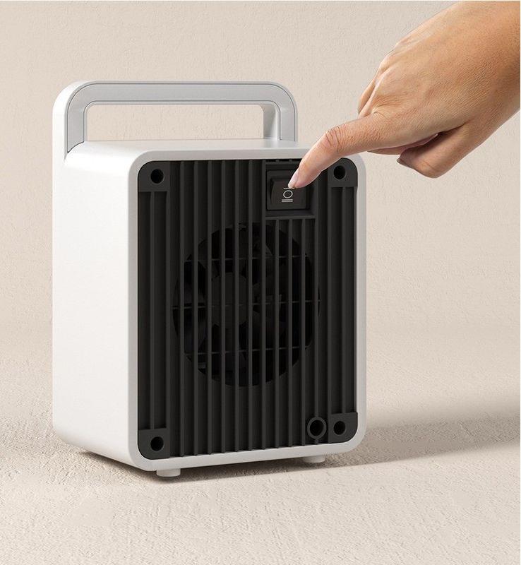 ABS 900W Mini Smart Tabletop Draagbare Elektrische Warmer Handy Desktop PTC Fan Heater