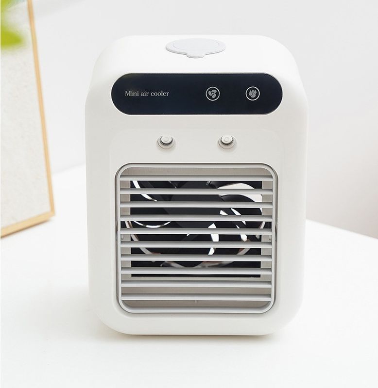 Silk Screen Printing Persoonlijke ruimte Air Cooler met USB Power en handmatige schakelaarbesturing