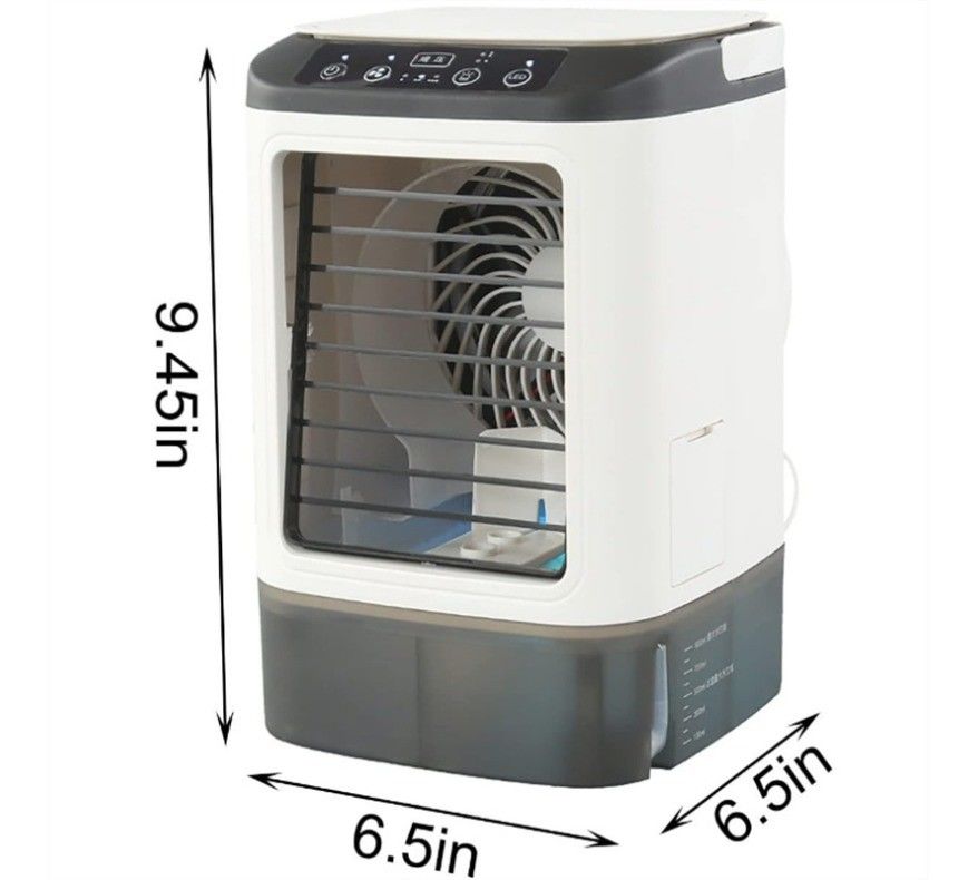 Mini airconditioner ventilator Huishoudelijk draagbare USB elektrische ventilator 5V12W Nettogewicht 800g