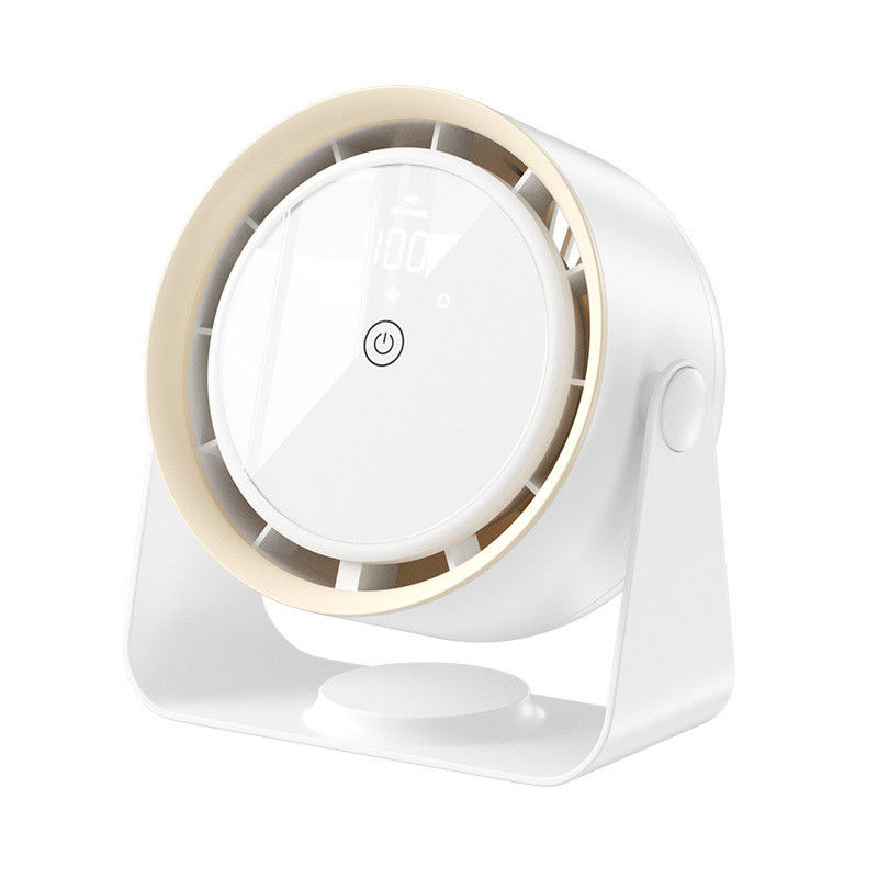 Aanraakbediende blaadeloze ventilator voor stille luchtcirculatie en DC4.2V-voeding
