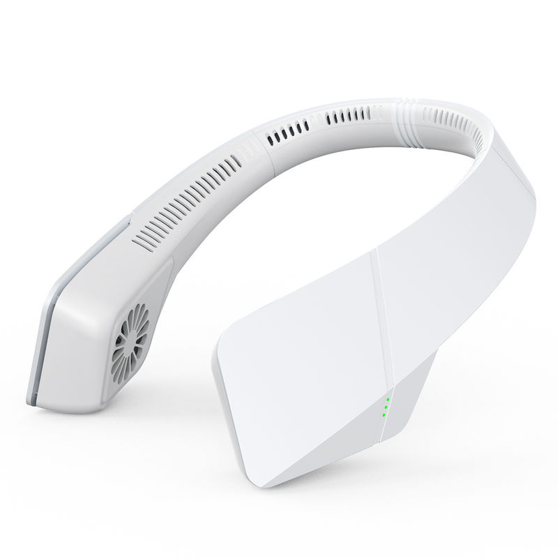 Blijf koel en comfortabel met drie windsnelheid mini oplaadbare hangende nek ventilator