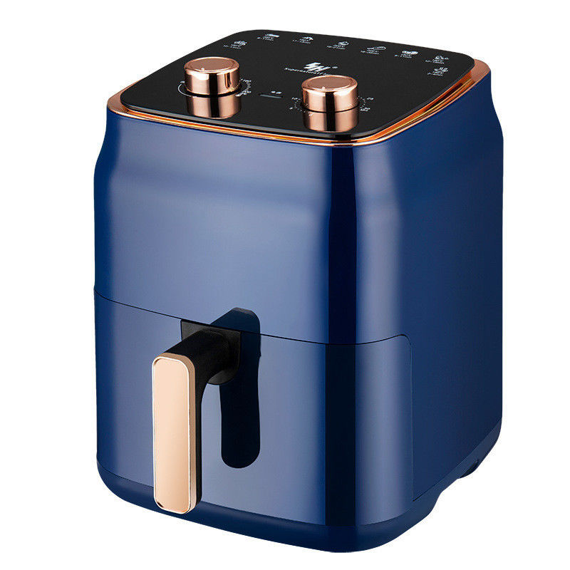 Elektrische diepfryer Hot Air Fryer 6L Smart Touch Screen Custom Oil Free App-Controlled