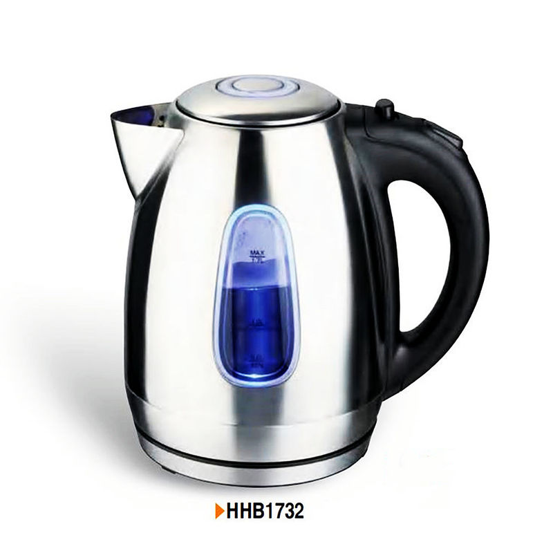 Hotel roestvrij staal elektrische ketel 1.6-2.0L Capaciteit 0.26mm/0.3mm/0.32mm Dikte