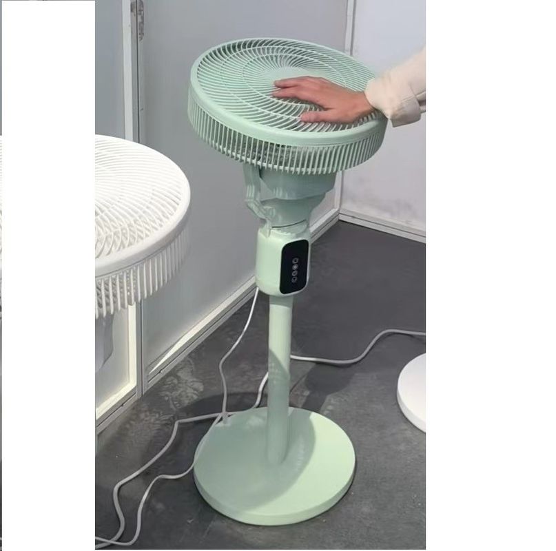 32*32*90cm Afmetingen Elektrisch LED-display Staande huishoudelijke ventilator met inkjetprinterlogo