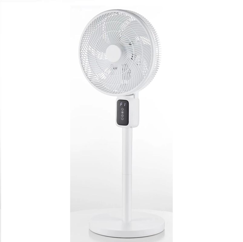 Automatische schudkopcirculatie ventilator 12 inch LED display Verticale vloerkoeling ventilator