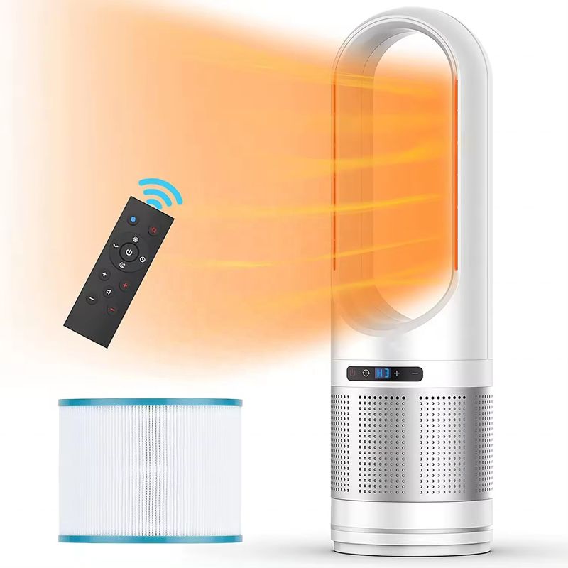 Huishoudelijk Multi 3 in1 Koeling Verwarming Luchtreiniger Vloer Staande Slimme Bladeless Ventilatoren