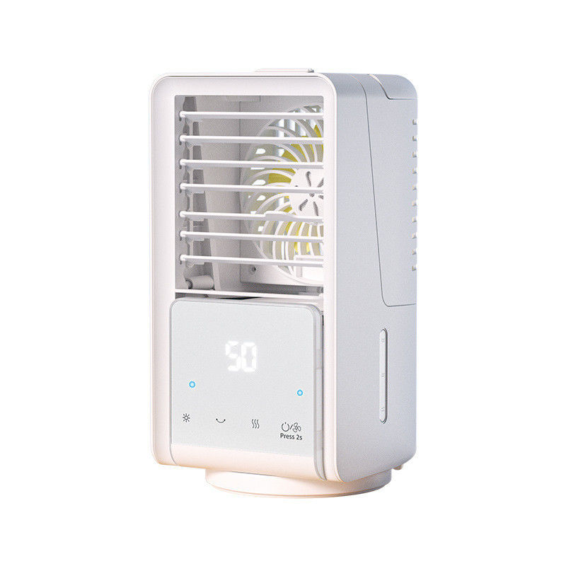 USB-waterkoelventilator Kleine tafelluchtkoeler met 3 windmodussen laag/midden/hoog 14*14*26cm