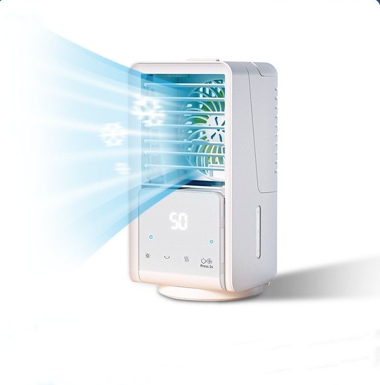 Silk Screen Printing Mini Personal Space Air Cooler met 700 ml water tank en USB Power