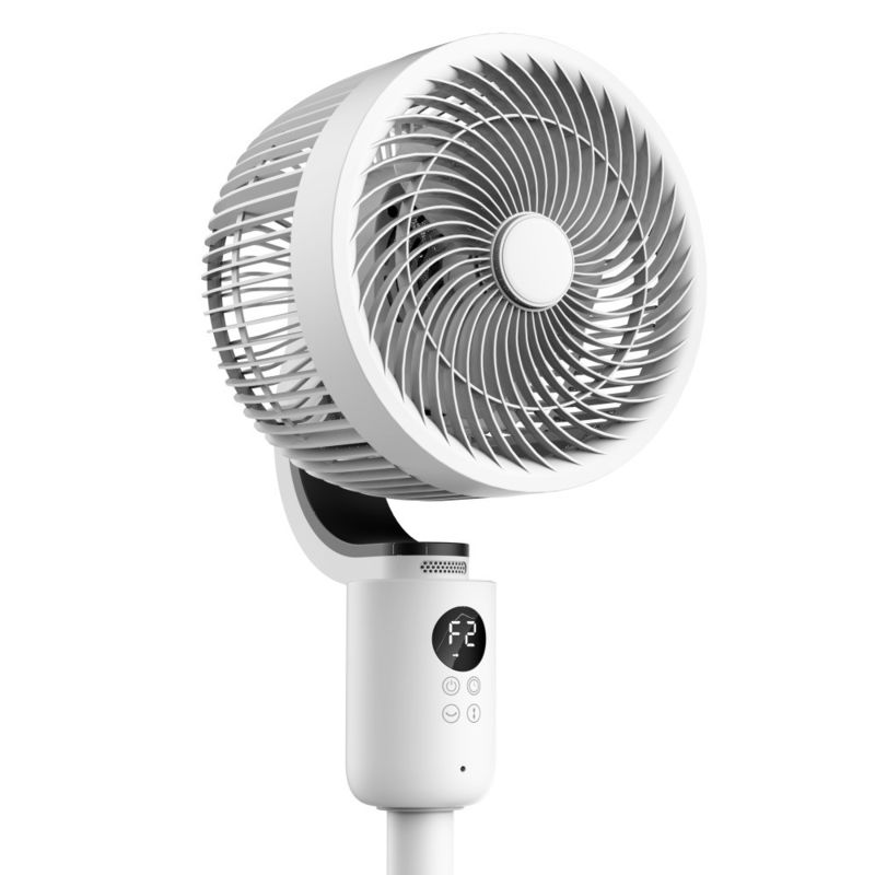 Klasse A Energie-efficiëntiebeoordeling Elektrische standventilatoren met AI-stemcontrole 40W vermogen