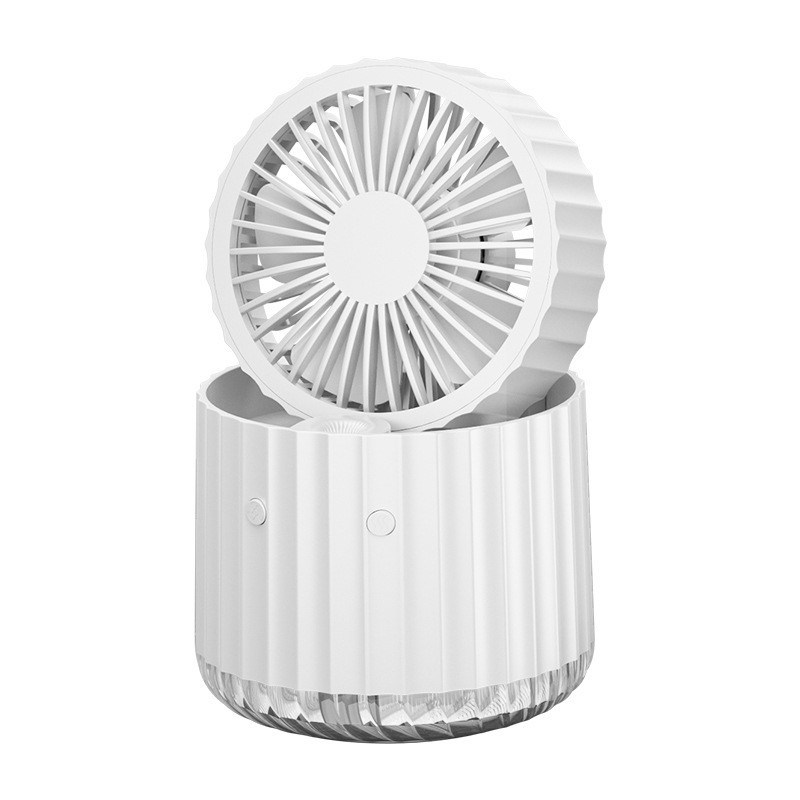 5V Warm vochtzuigend spuitventilator USB Desktop opladen Kleine ventilator Opvouwbare Draagbare tafelventilator Hydraterende luchtkoeler