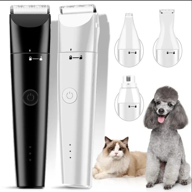 20*10*6.2cm 4 in 1 USB oplaadbare elektrische huishoudelijke verzorging voor honden en katten