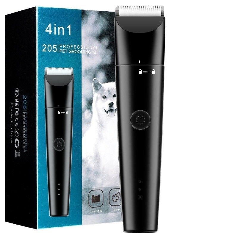 4 in 1 professionele grooming set voor huisdieren elektrische haarsnipper en scheerapparaat voor huishouden