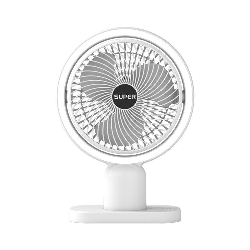 Private Mold NO 6-inch draagbare elektrische ventilator met USB-rotatie en oplaadbare batterij