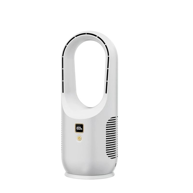 3H-6H Gebruikstijd Batterij bediende bladesloze bordenventilator voor energiebesparende koeling